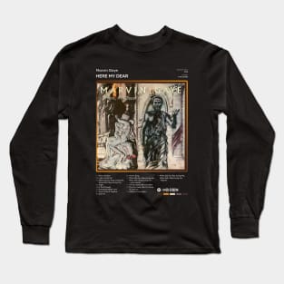 Marvin Gaye - Here My Dear Tracklist Album Long Sleeve T-Shirt